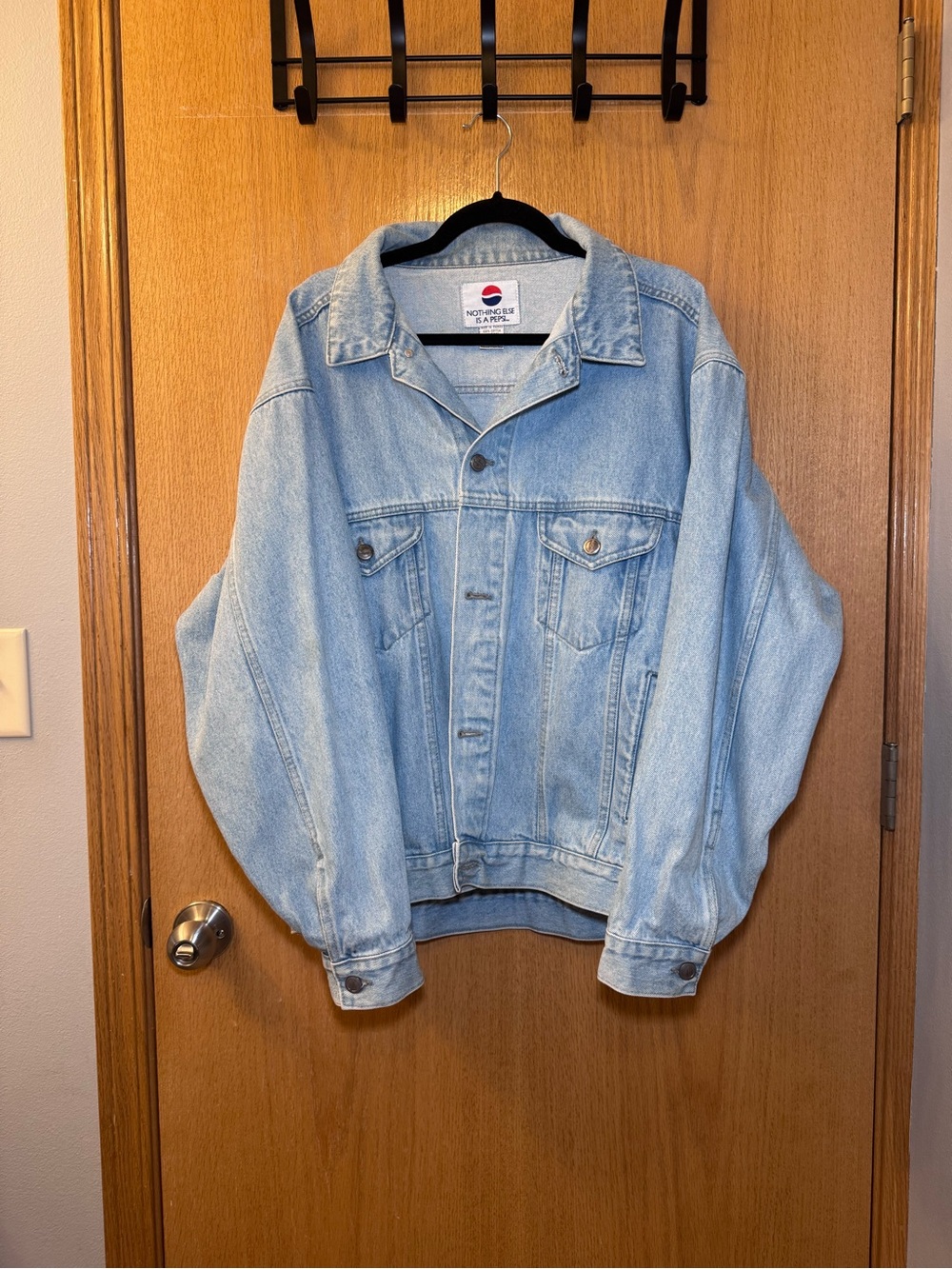 Pepsi Vintage Nothing Else Is a Pepsi Denim Trucker Jacket Size L
